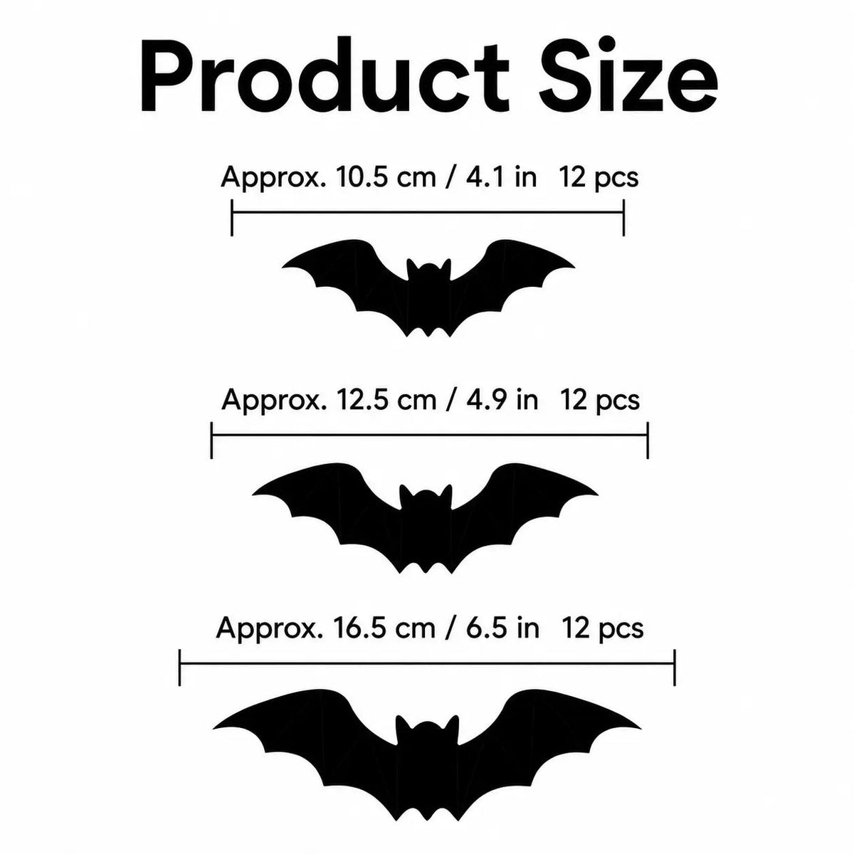 🎃🎁 WREE® 3D LED Bat Light Halloween Wall Decoration – Glowing Ghost Party Décor